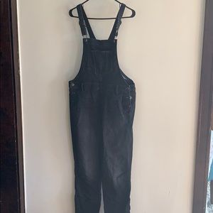 Black overalls